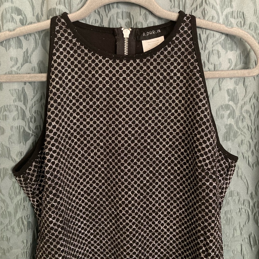 B Darlin | NWT Women’s Glitter Knit Sleeveless Dress - Picture 5 of 8